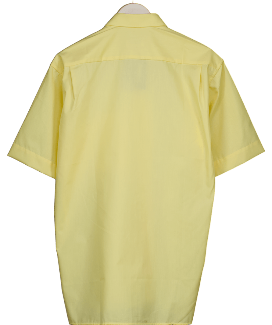 Eterna Yellow Collard Shirt UK 40" CHEST - Reliked