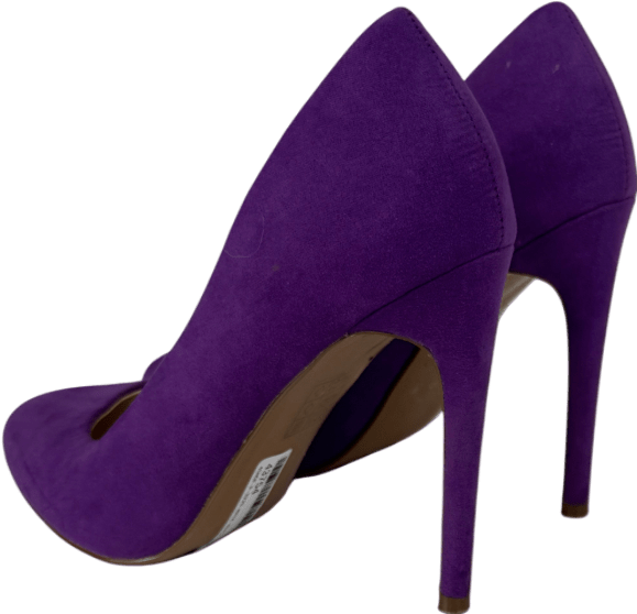 Even&Odd Purple Faux Suede High Heel Court Shoes UK 7 EU 40 👠 - Reliked