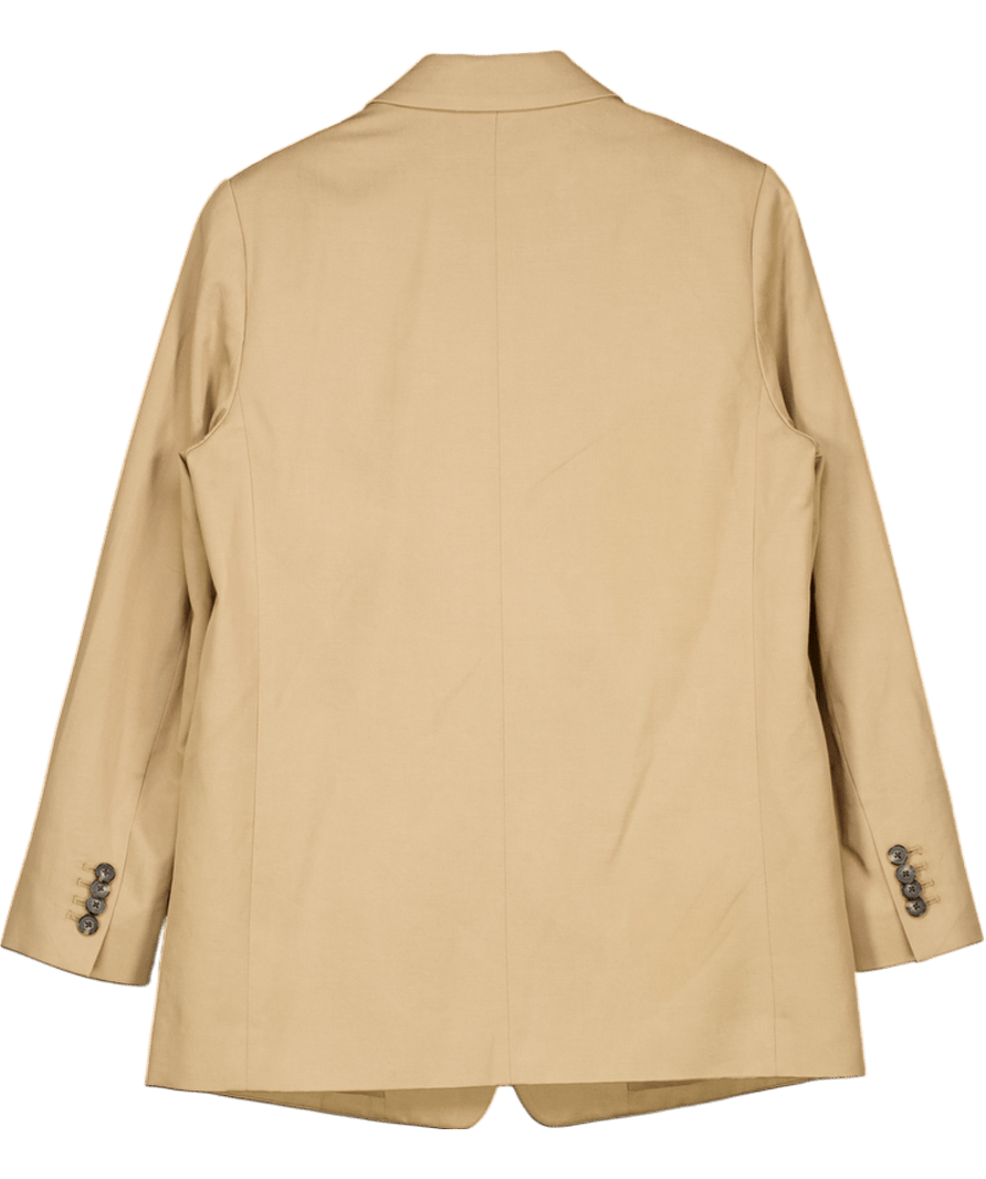 EVERLANE Beige The Oversized Blazer In Buttersmooth UK 4 - Reliked