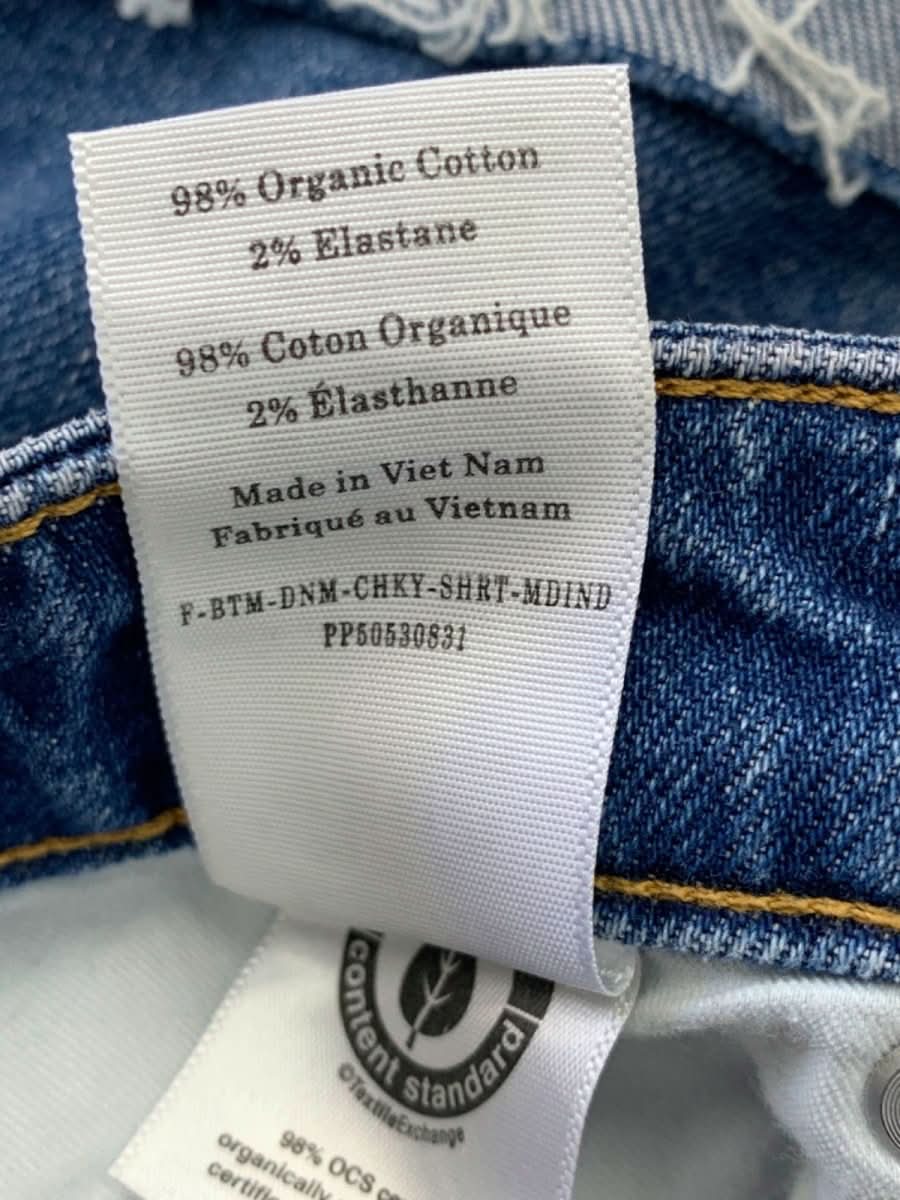 Everlane Blue Denim Cut - off Shorts W 27 - Reliked