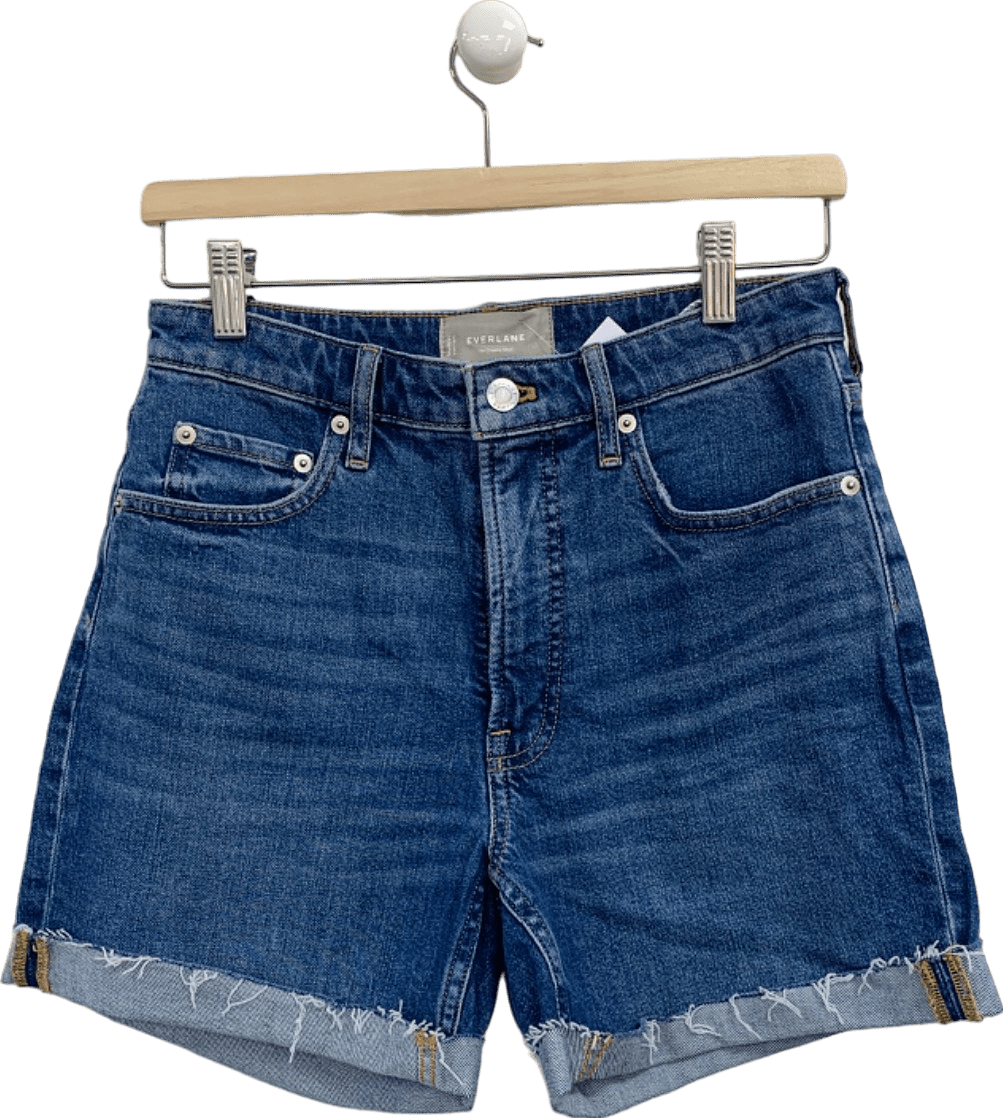 Everlane Blue Denim Cut - off Shorts W 27 - Reliked