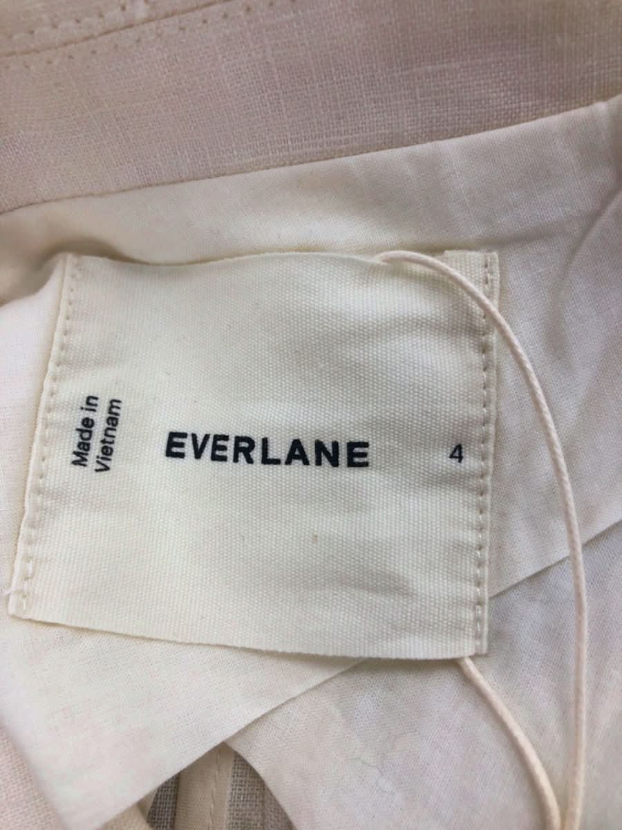 Everlane Cream Double - Breasted Linen Blazer Size 4 UK S - Reliked