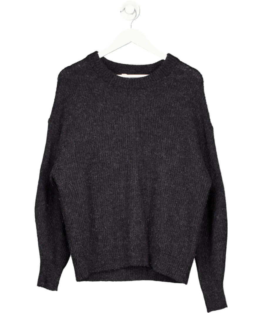 EVERLANE Grey Ribbed Knitalpaca Blend Jumper UK XL - Reliked