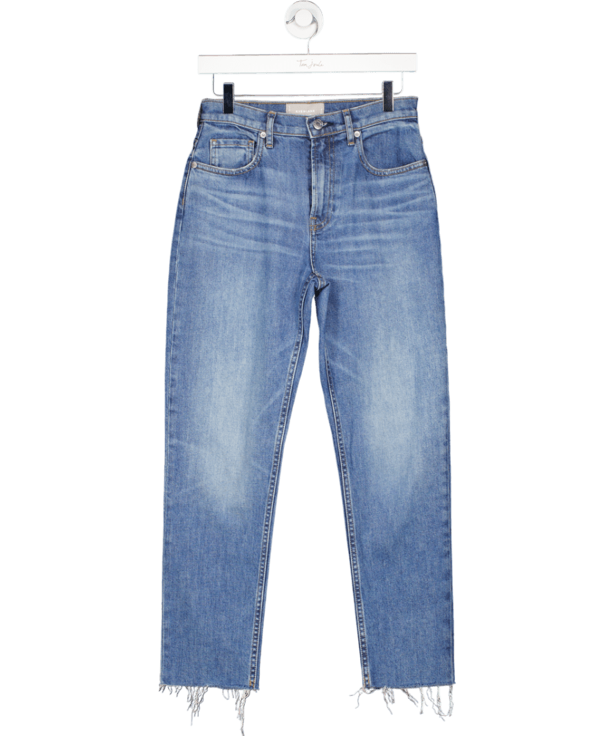 EVERLANE Mid Blue High Rise Straight Leg "the Cheeky Crop Jean' W26 - Reliked