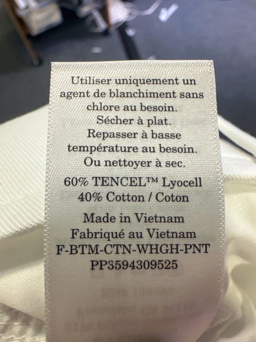 Everlane White High - Waist Wide - Leg Trousers W24 - Reliked