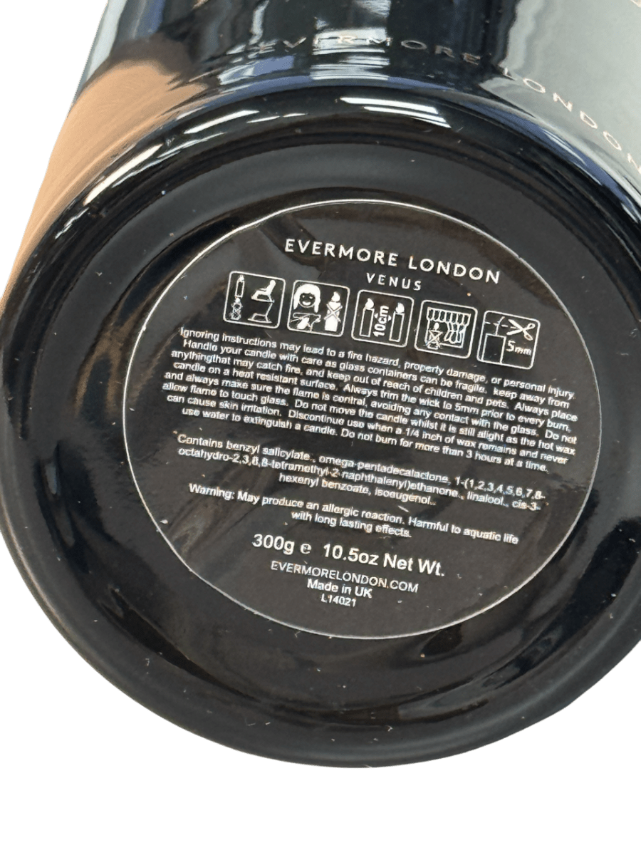 Evermore London Venus Scented Candle 300g - Reliked