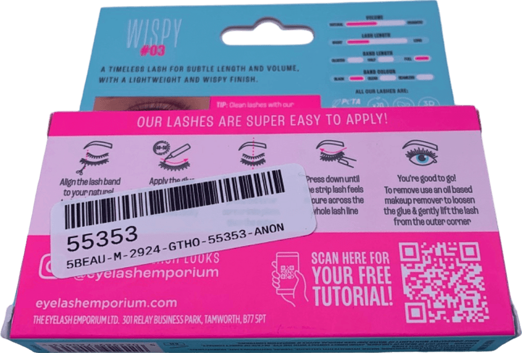 Eyelash Emporium Wispy Lashes 03 1ml - Reliked