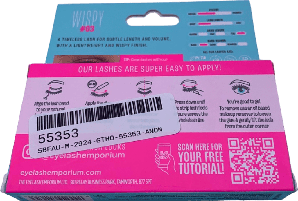 Eyelash Emporium Wispy Lashes 03 1ml - Reliked