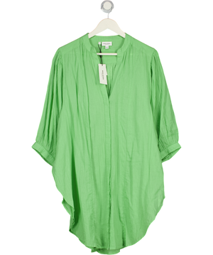 SEA LEVEL AUSTRALIA Matcha Green Cover Up Shirt UK S
