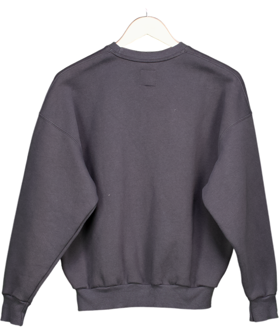 Lounge Underwear Grey Embroidered Logo Sweatshirt UK XS