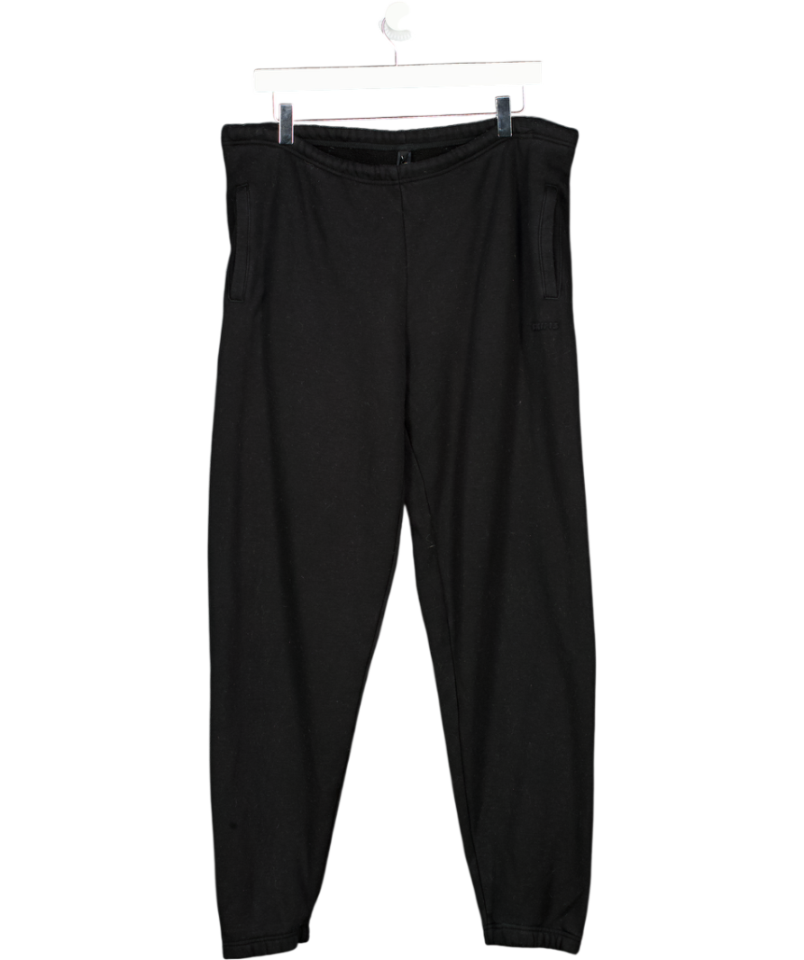 SKIMS Black Cotton Fleece Classic Jogger UK S