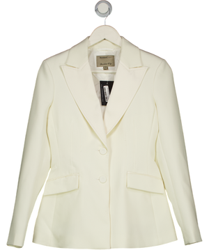 River Island Cream Fitted Blazer UK 6