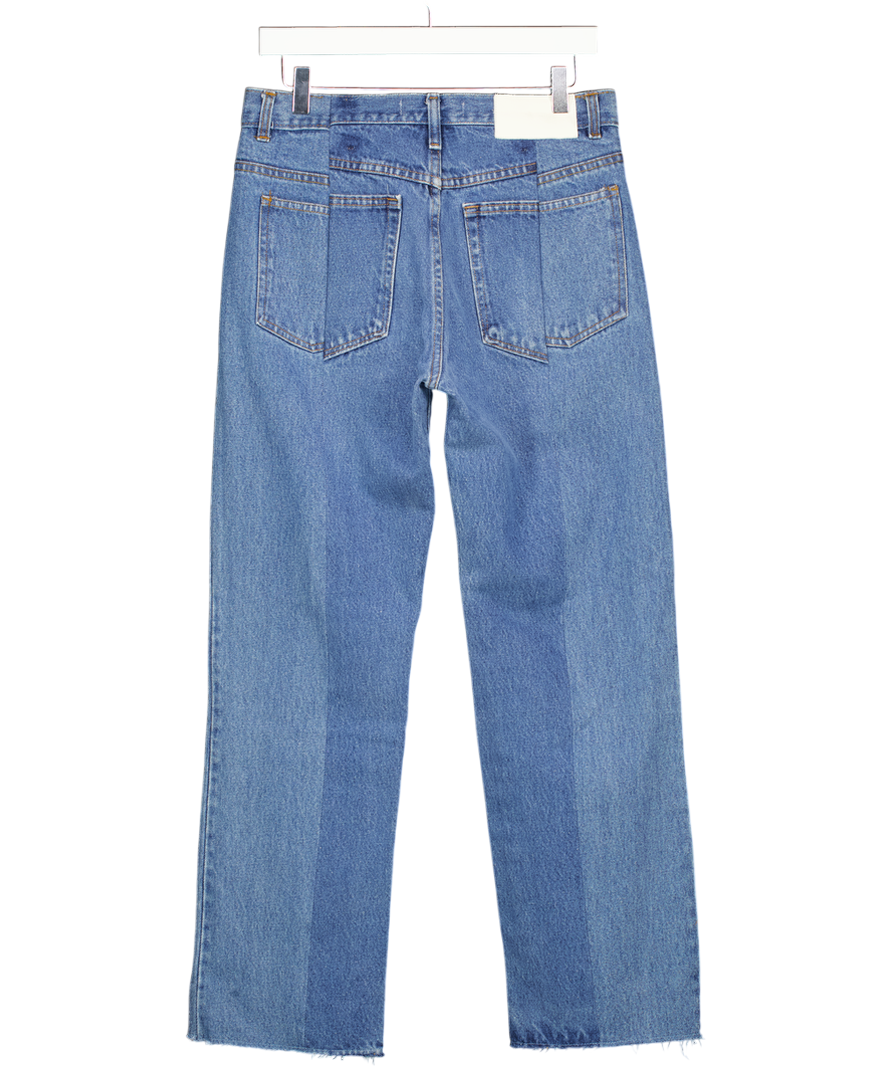 E.L.V. Denim Step Hem Jeans Mid Blue W28