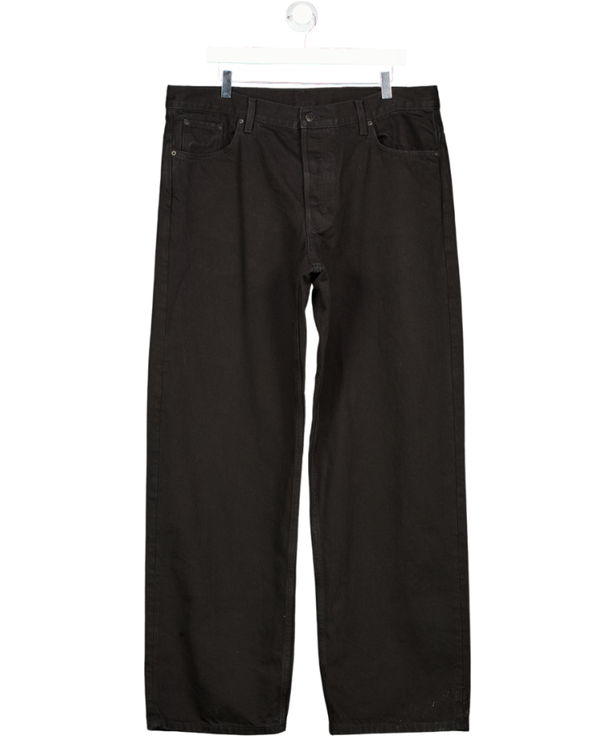 WEEKDAY Sphere Low Waist Loose Fit Jeans In Black L34 W34