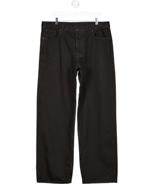 WEEKDAY Sphere Low Waist Loose Fit Jeans In Black L34 W34