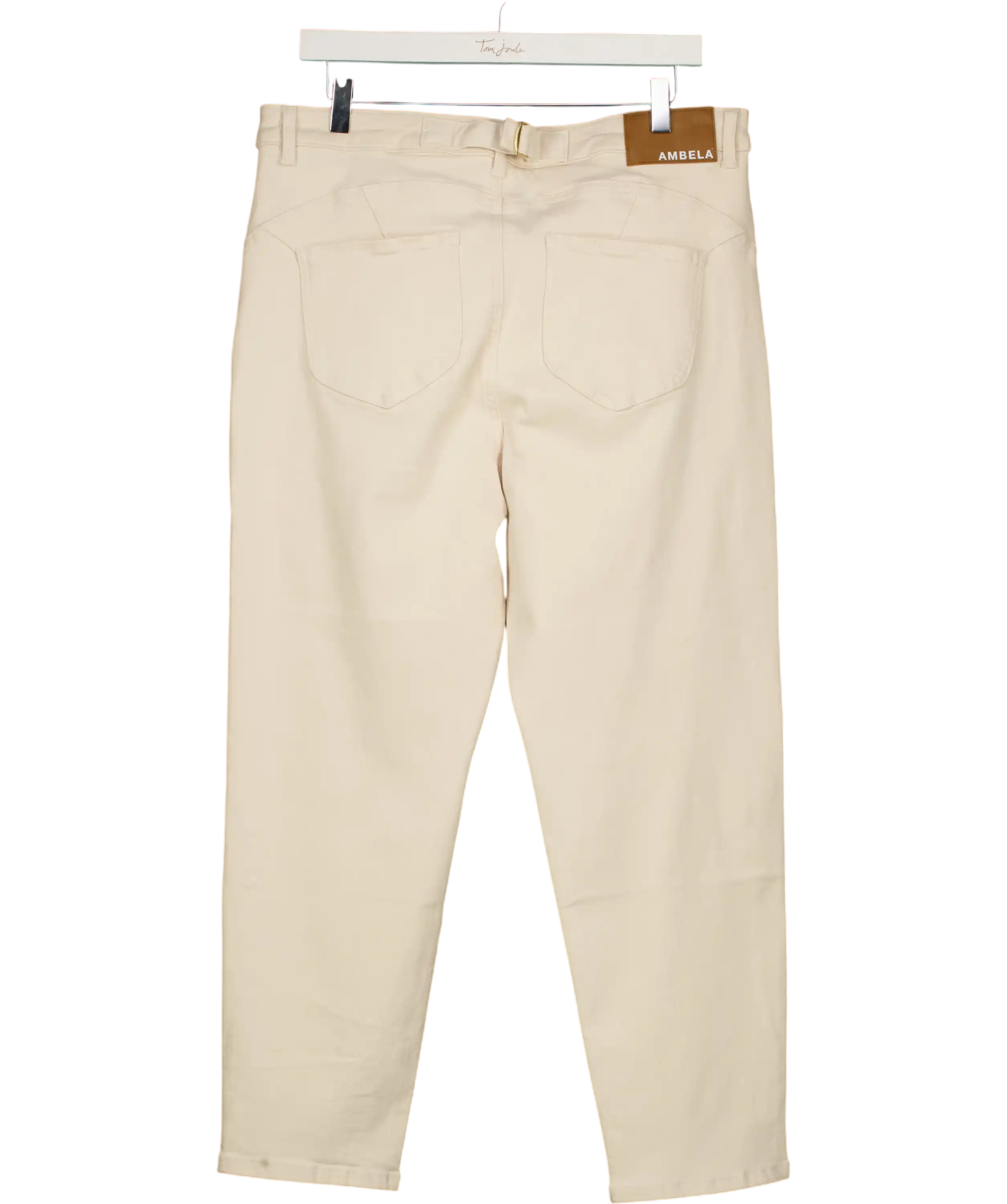 Ambela Cream Stretch Wide Leg UK 18