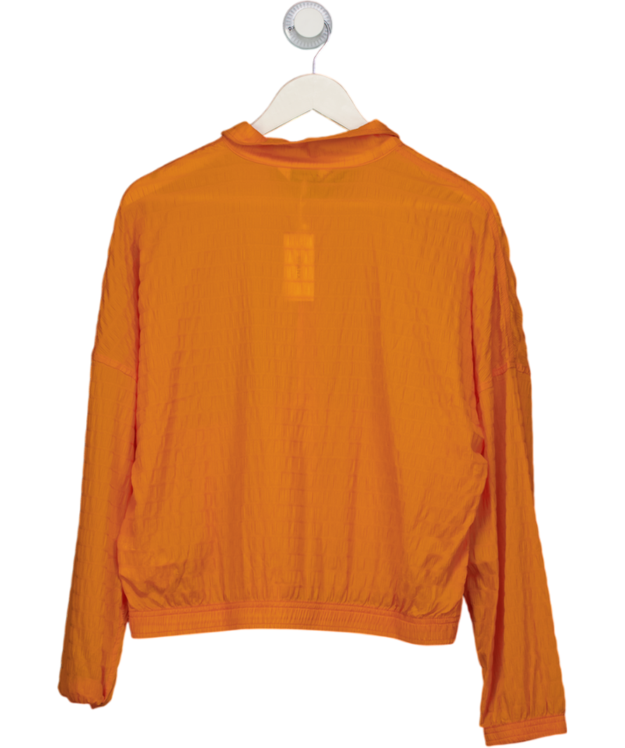 SPANX Orange Oranve 1/2 Zip Air Essentials Track Top UK M