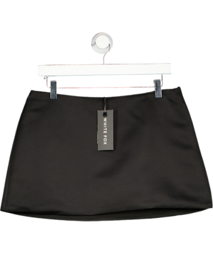 White Fox It's Go Time Mini Skirt Black UK M