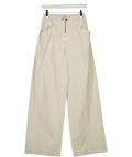 GROES. Cream High Waist Relaxed Fit The Billie Trousers UK XS