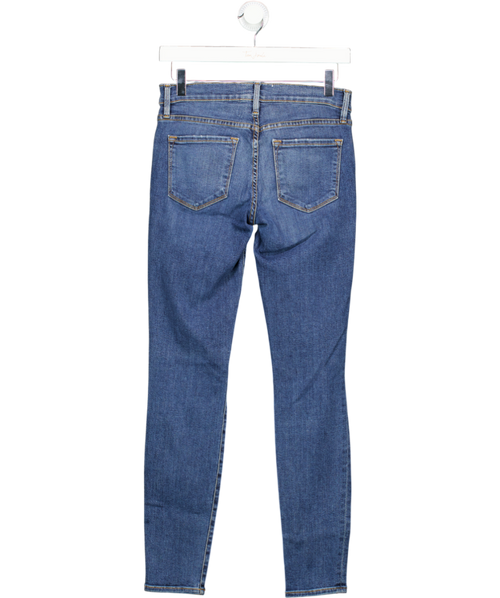 FRAME Blue Le Skinny De Jeanne Jeans In Fillmore Wash Mid-rise W25