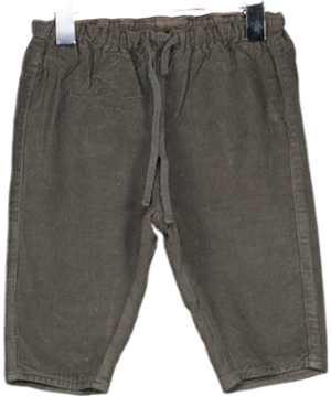 Caramel baby & child Grey Corduroys Drawstring Trousers 0-3 Months