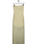 Kookai Cream Savannah Strapless Dress UK 10