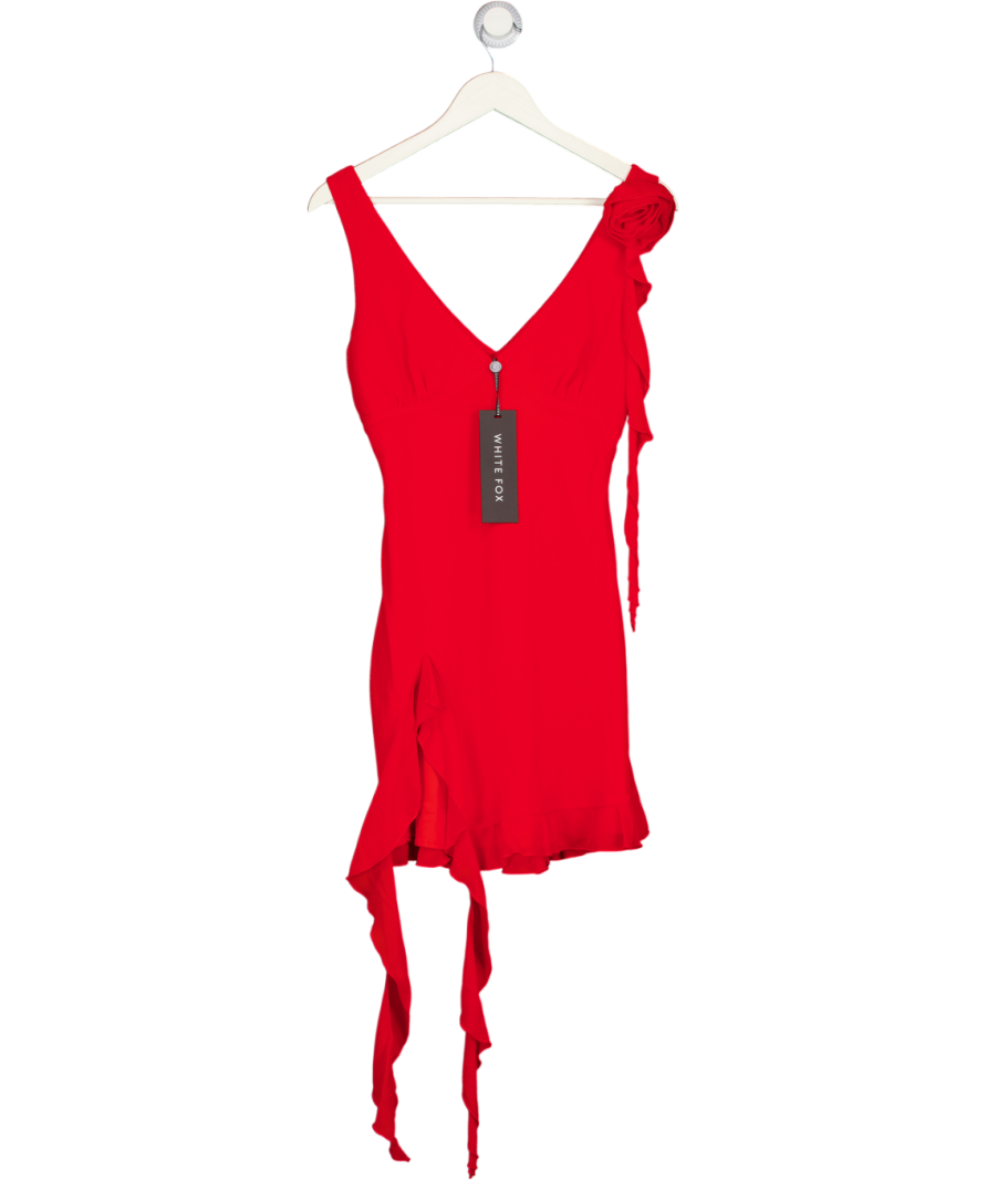 WHITE FOX Like That Mini Dress Red UK S