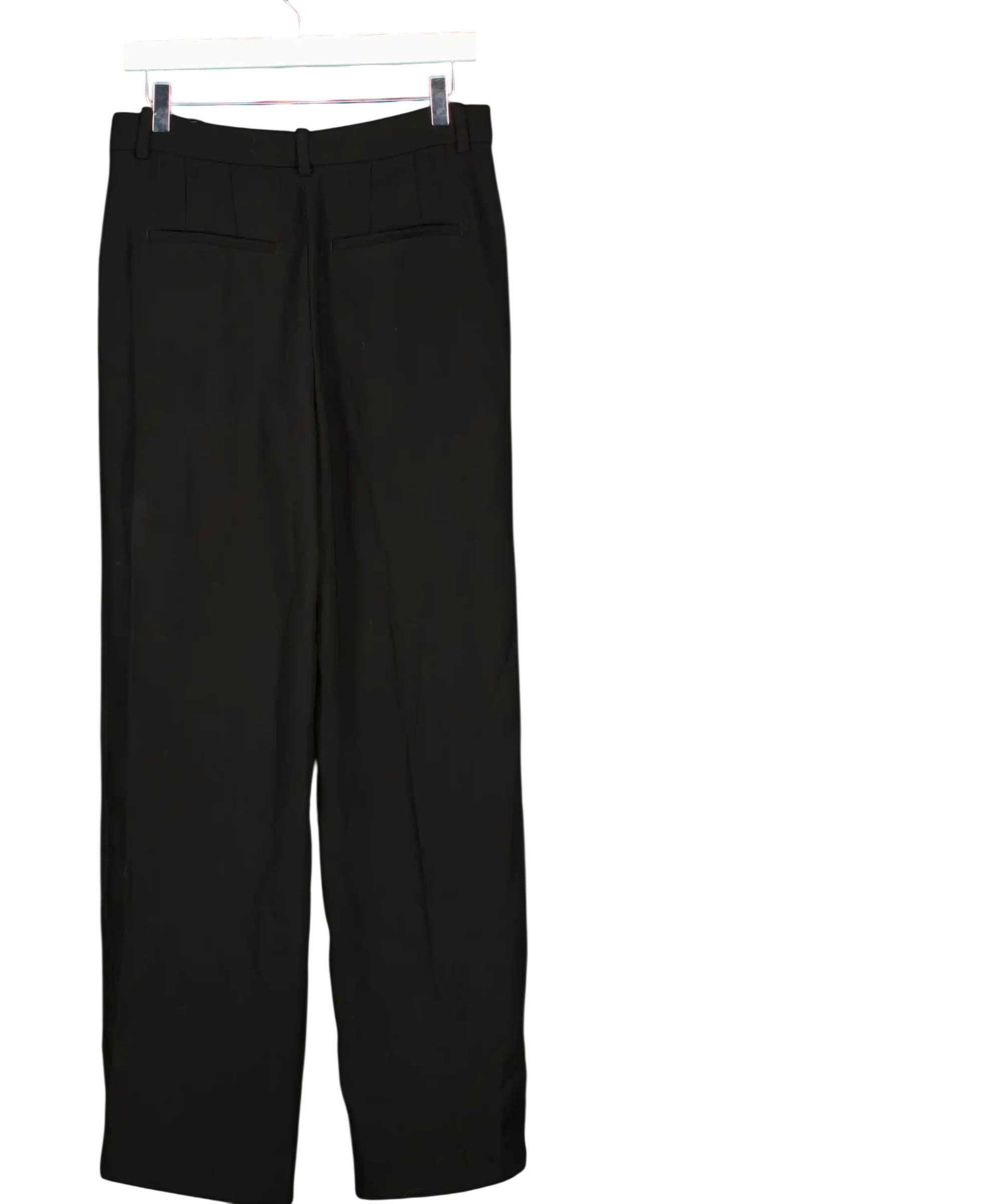 ZARA Black Drawstring Trousers UK M