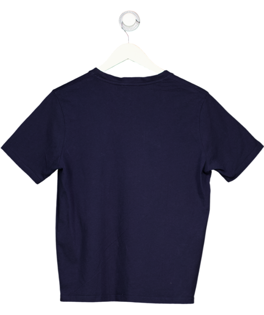 SEZANE Navy Blue Cotton T-shirt UK S