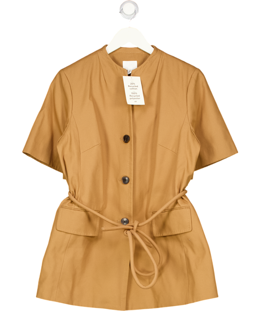 H&M Beige Short Sleevd Jacket UK M