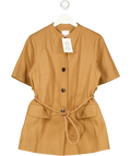 H&M Beige Short Sleevd Jacket UK M