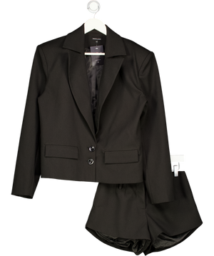 Noughts & Kisses 2-piece Black Sacha Blazer & Vienna Tailored Short set UK XS