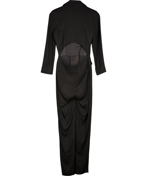 Ba&sh Black Double Breasted Tux Jumpsuit Sz0 UK 6