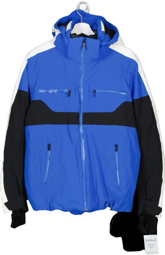fusalp Blue Carlo Hooded Ski Jacket UK L