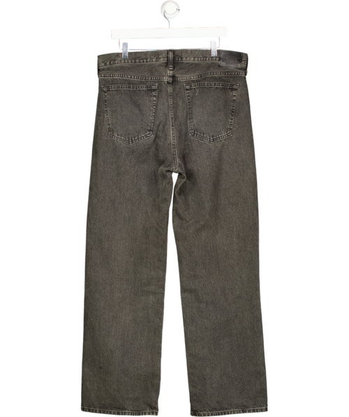Abercrombie & Fitch Black Rigid Denim Baggy Jean W34