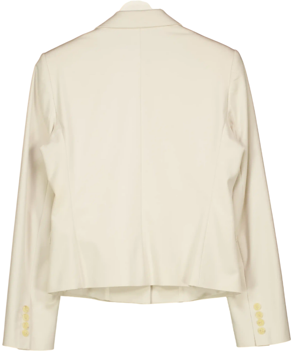 Calvin Klein Stone Beige One Button Blazer UK 14