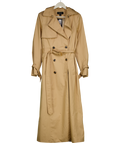 KAREN MILLEN Beige Camel Belted Trench Coat UK 10