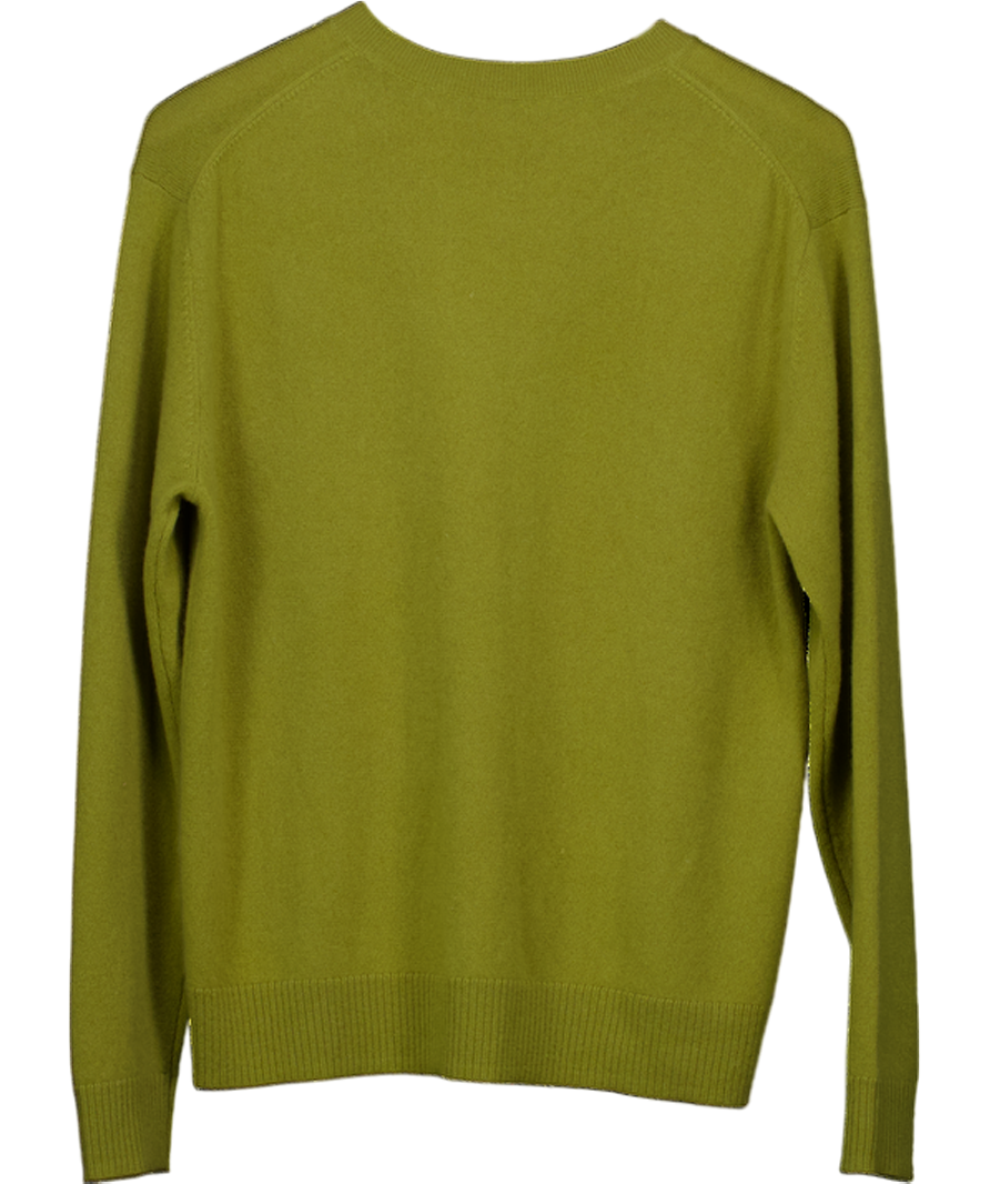 Green Round Neck Knit Jumper UK M