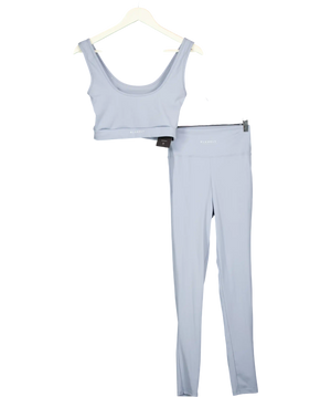 BLAKELEY 2-piece Light Blue Activewear Leggings And Crop Top Set UK S