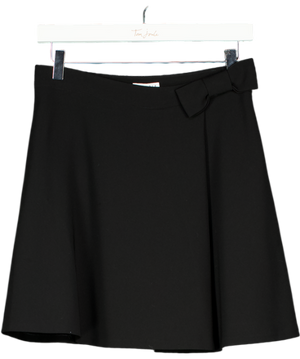 Claudie Pierlot Black bow waistband Wrap Skirt UK 8
