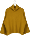 GUINNESS Brown Airwool Funnel Neck Jumper One Size