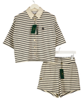 Holland Cooper Portofino Co-ord Ink Navy Blue / Natural Stripe UK XS