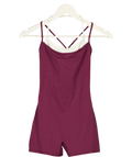 GARAGE Fig Purple Double Layer Romper Playsuit UK XS