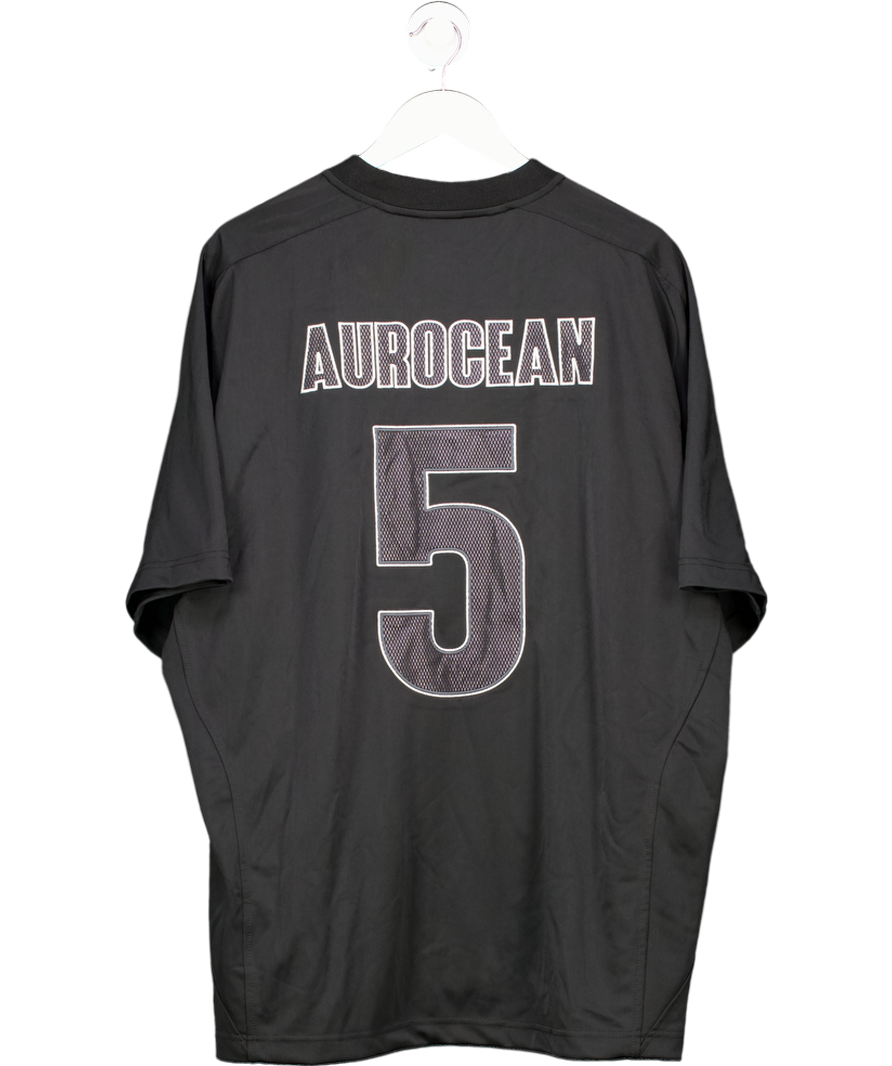 aurocean Black Number 5 Sports Shirt UK L