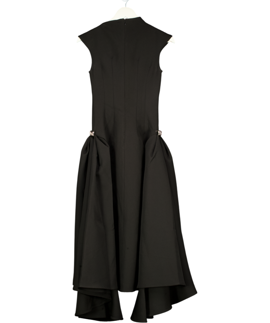 BELLA BARNETT Black Paca Choker Sleeveless Maxi Dress UK XS