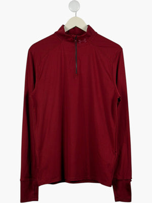 UNDER ARMOUR Red Fitted Long Sleeve Activewear Top UK M