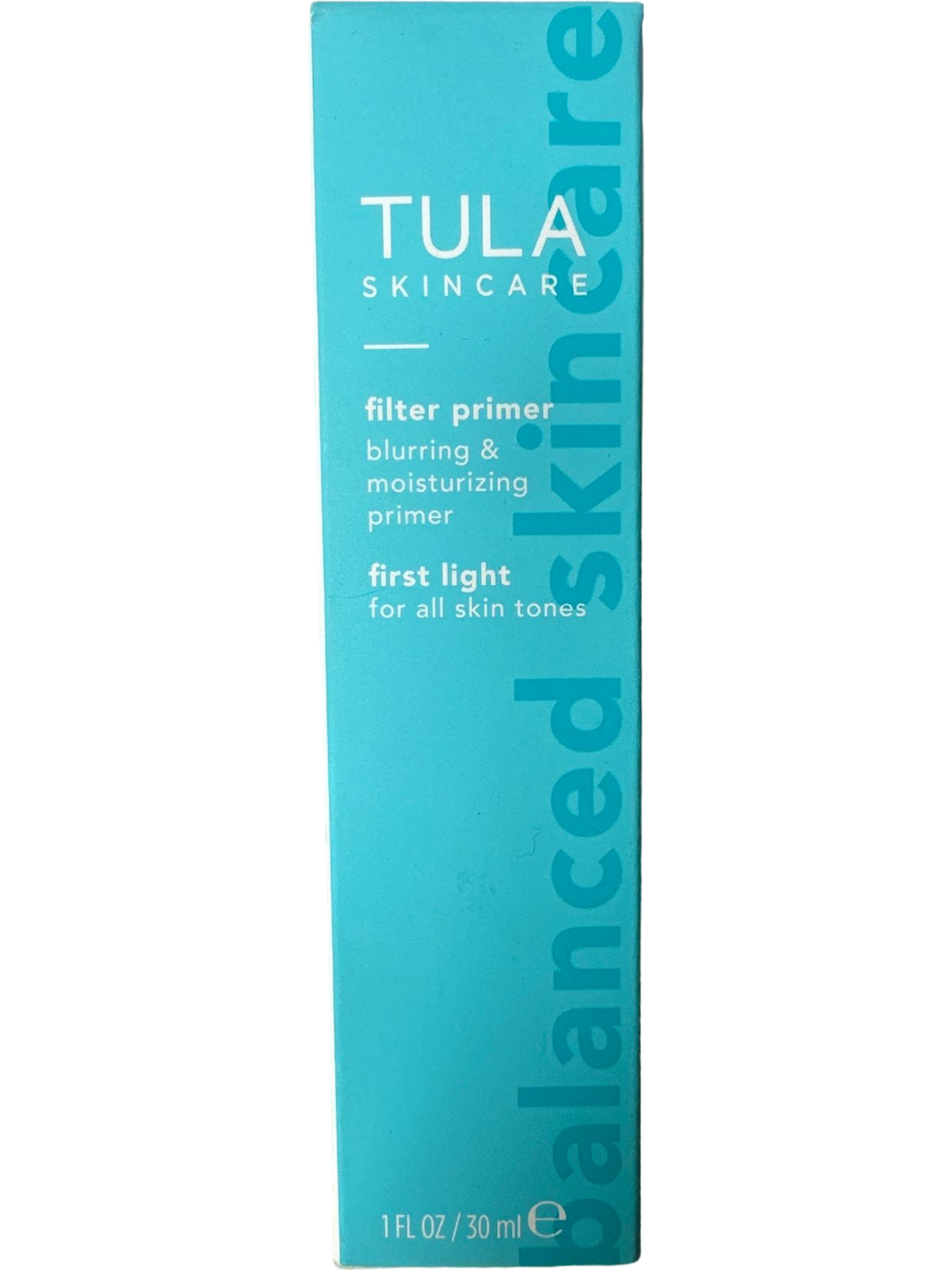 TULA Skincare First Light Filter Primer Luminizing Moisturizing 1 oz