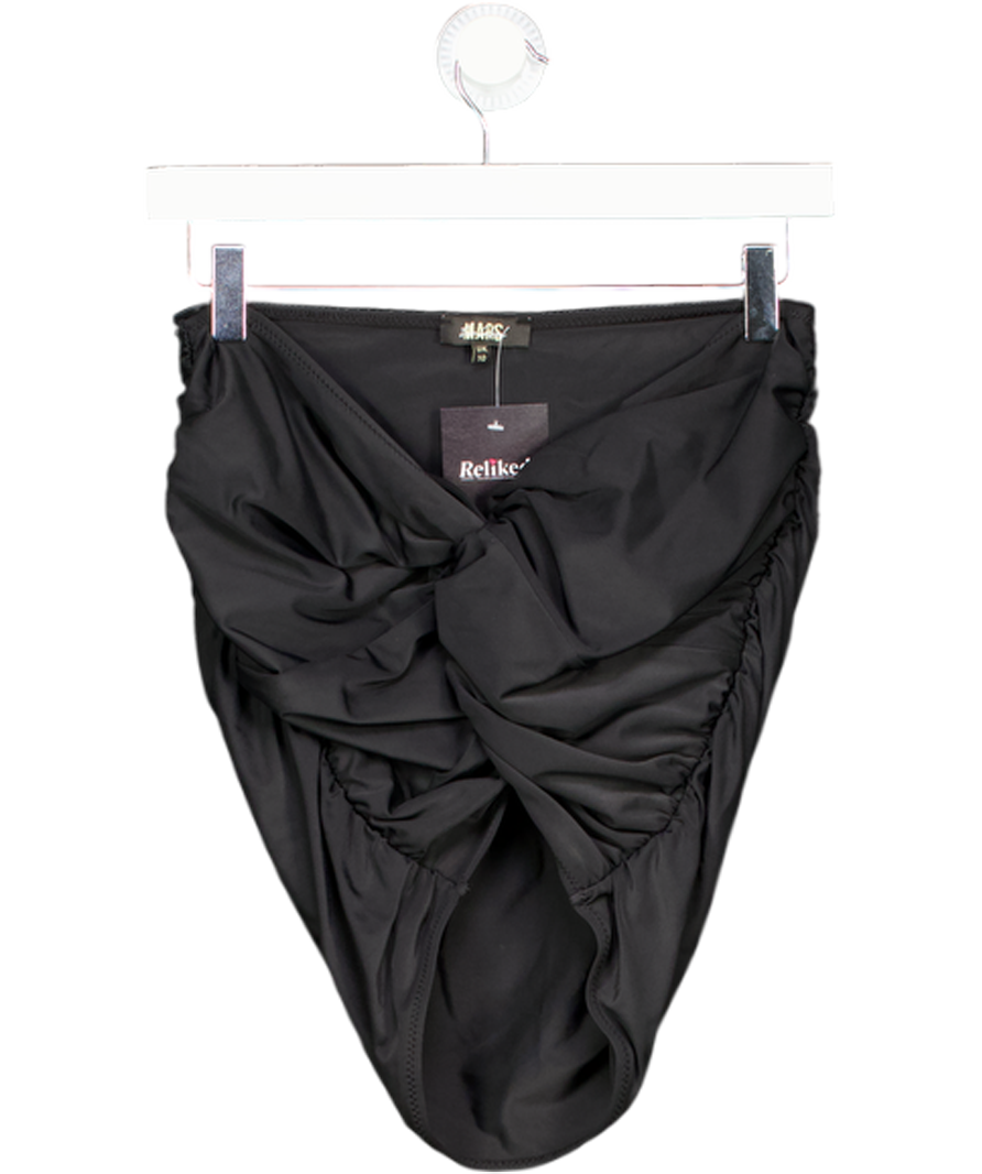 Mars the Label Black Seamless Mini Skirt UK 10