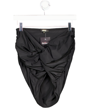 Mars the Label Black Seamless Mini Skirt UK 10