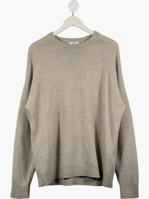 REISS Beige Parks Merino Wool Sweater UK S